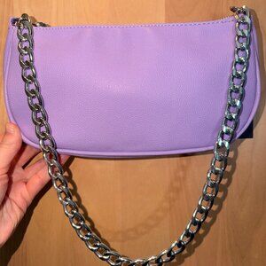 Forever 21 Lavender Chain Shoulder Bag – Brand New